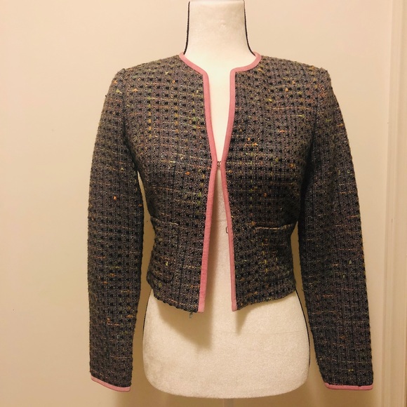 Like new BeBe Tweed Jacket / Blazer . Adorable! - Picture 2 of 8